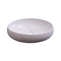 Barclay Hanover — Lavabo de Sobreponer Oval de Cerámica — imagen 1