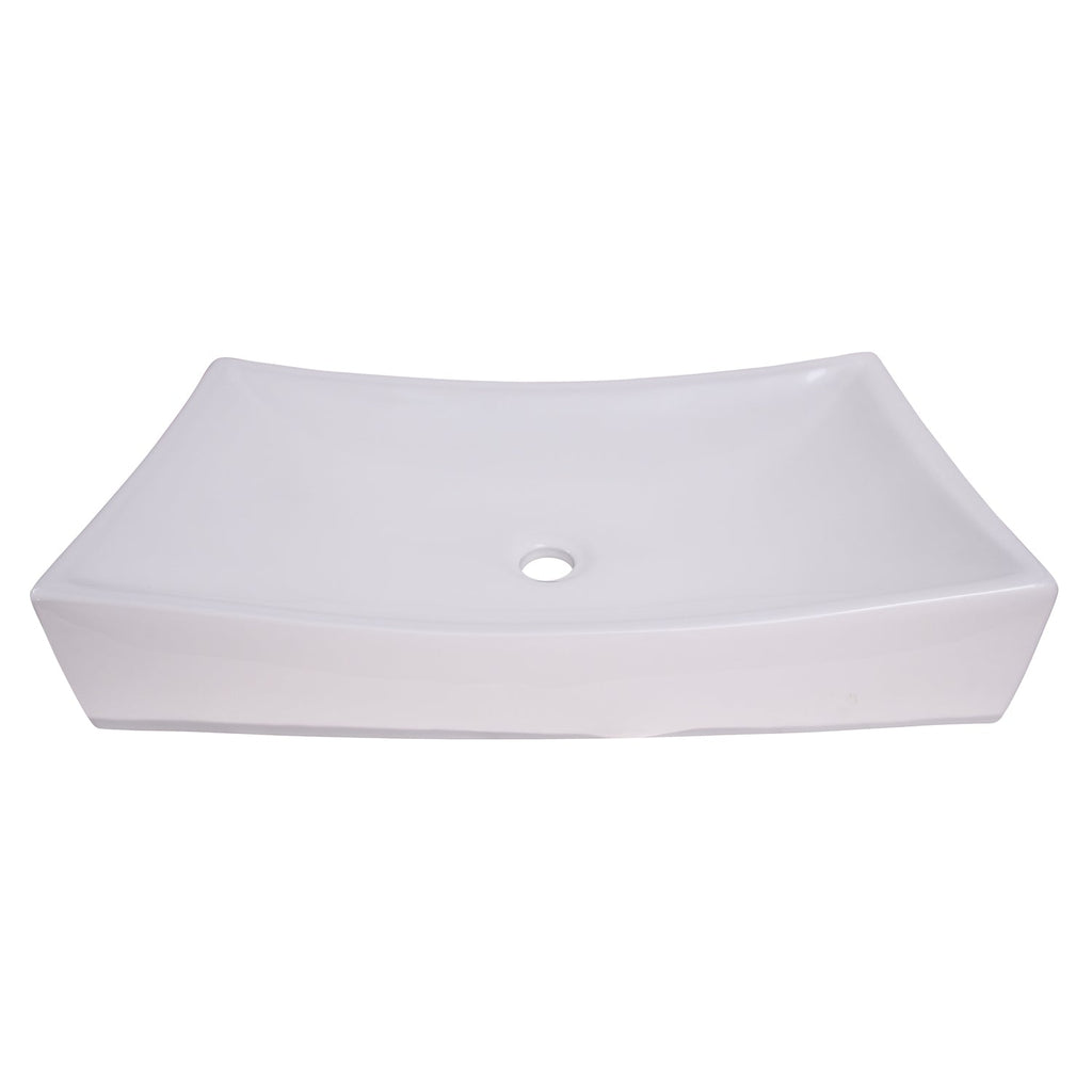 Barclay Styx 640 — Lavabo de Sobreponer Rectangular de Cerámica — imagen 1