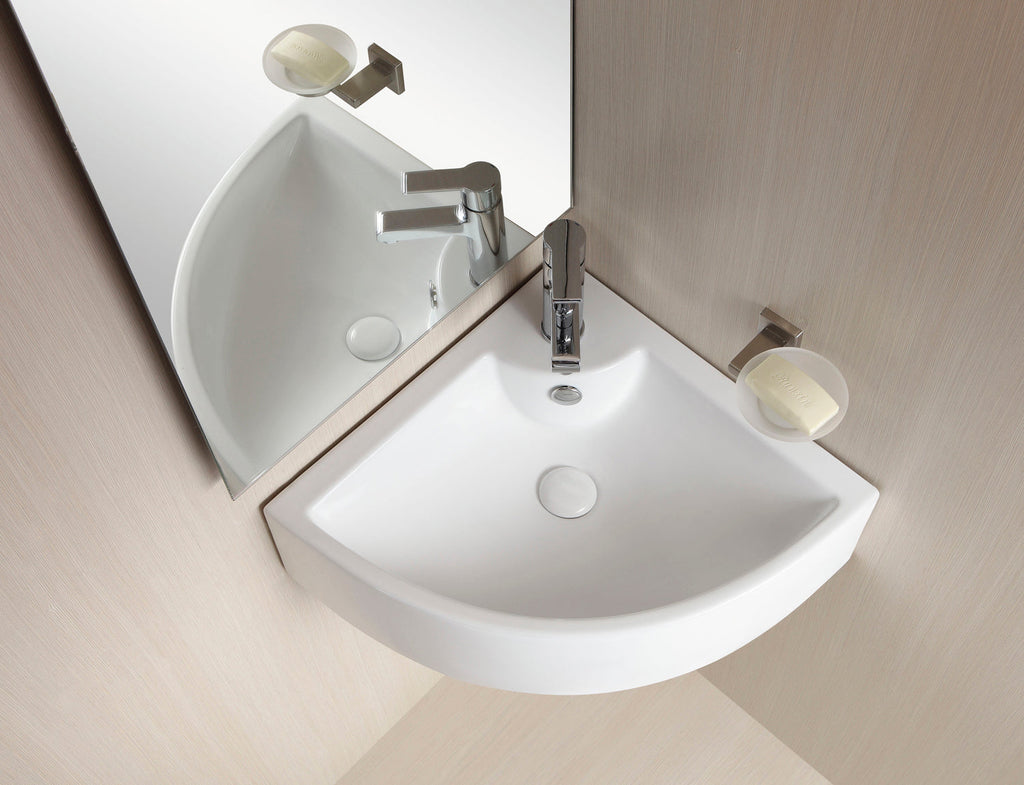 Barclay Crandall — Lavabo Esquinero de Pared de Cerámica — imagen 2