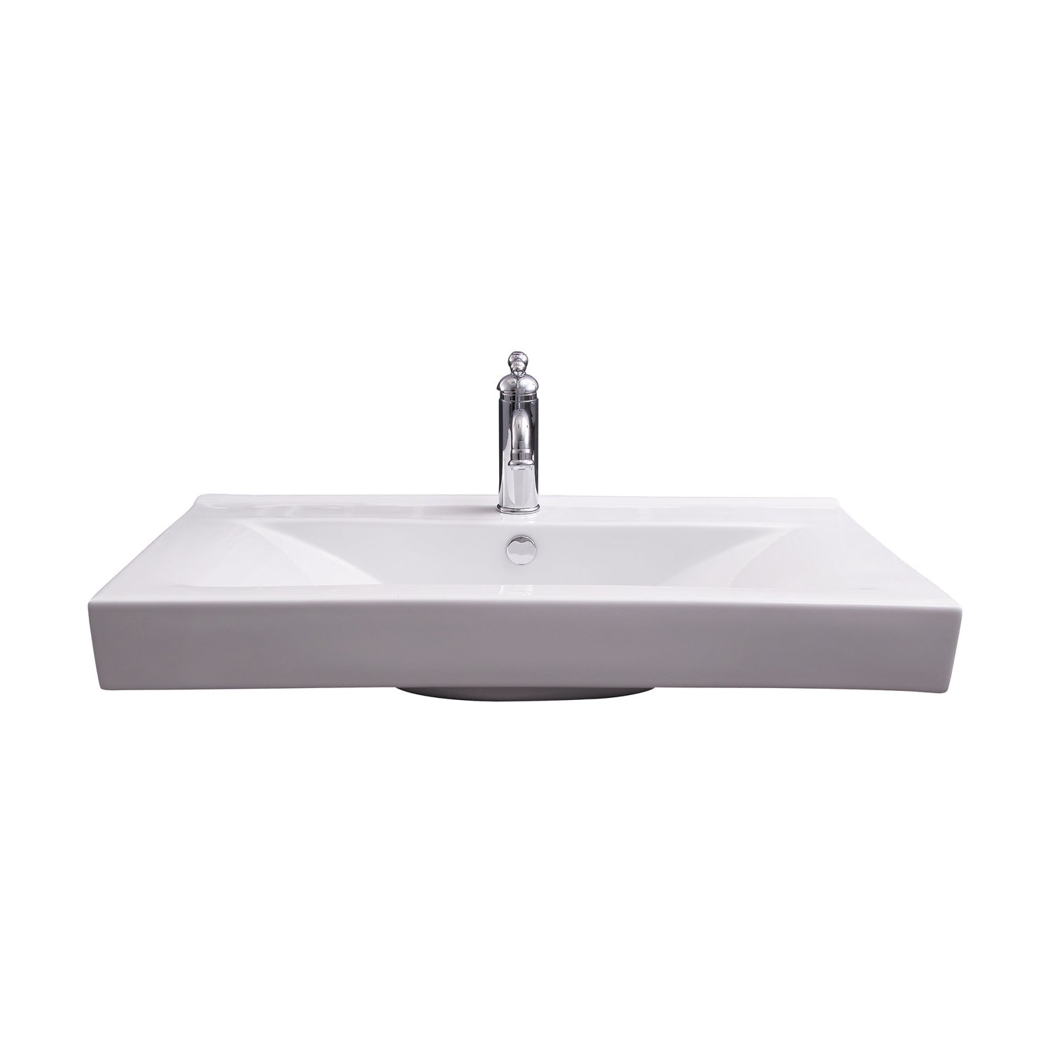 Barclay Twain — Lavabo de Pared Rectangular de Cerámica — imagen 1