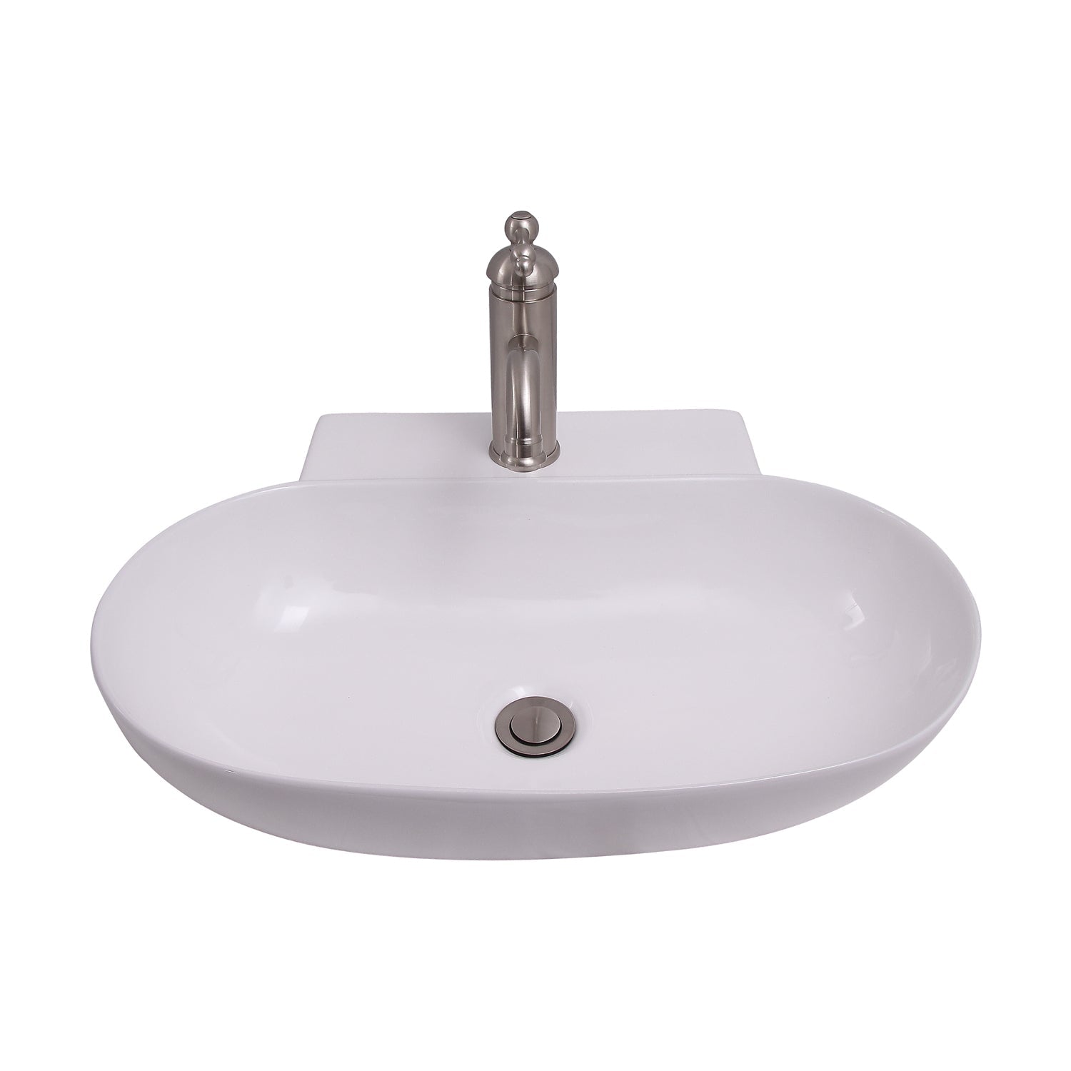 Barclay Leith — Lavabo de Pared Oval de Cerámica — imagen 1