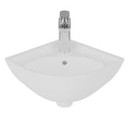 Barclay Petite — Lavabo Esquinero de Pared de Cerámica — imagen 3