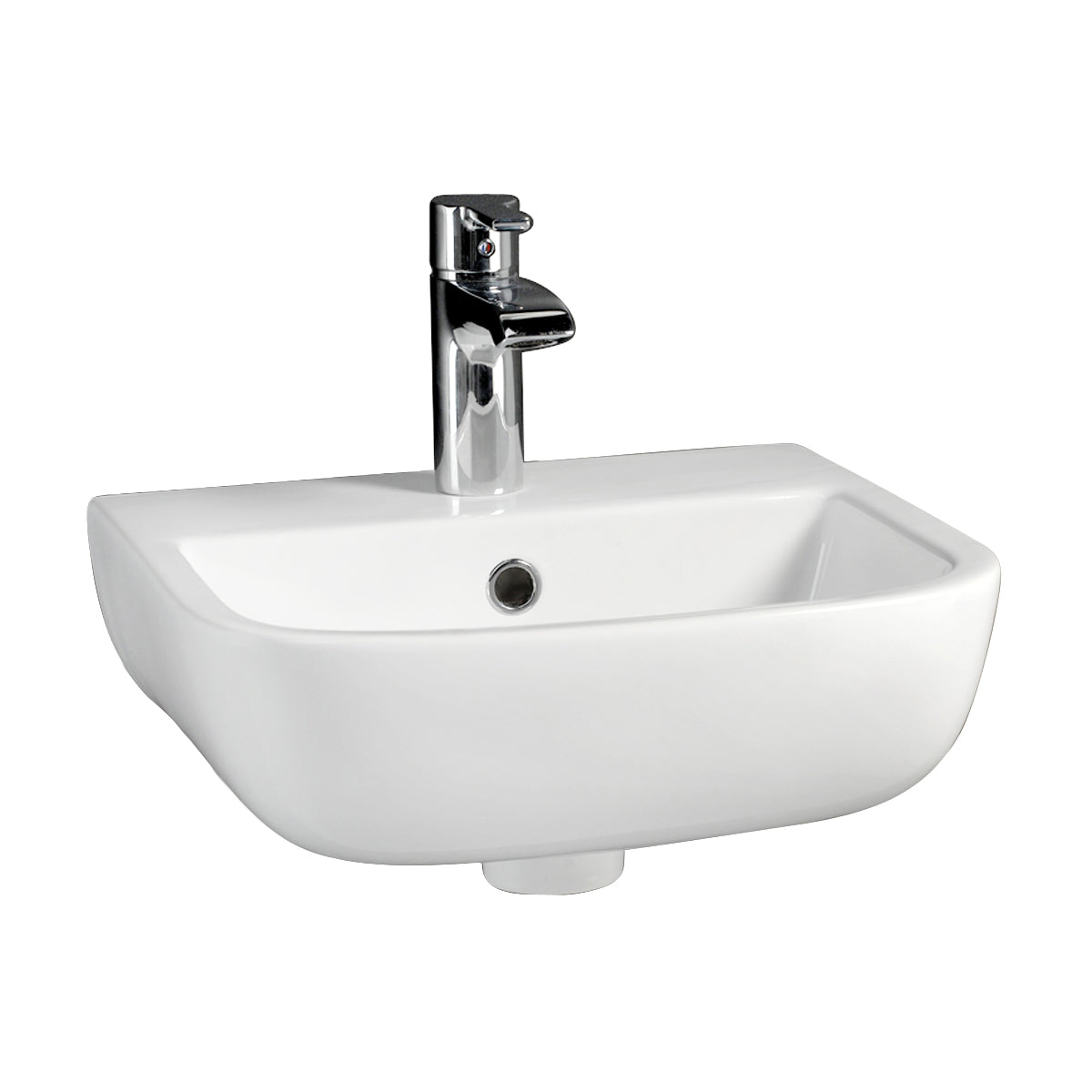 Barclay Series 600 Grande — Lavabo de Pared Rectangular de Cerámica — imagen 1
