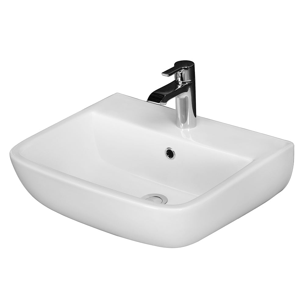 Barclay Series 600 Chico — Lavabo de Pared Rectangular de Cerámica — imagen 3