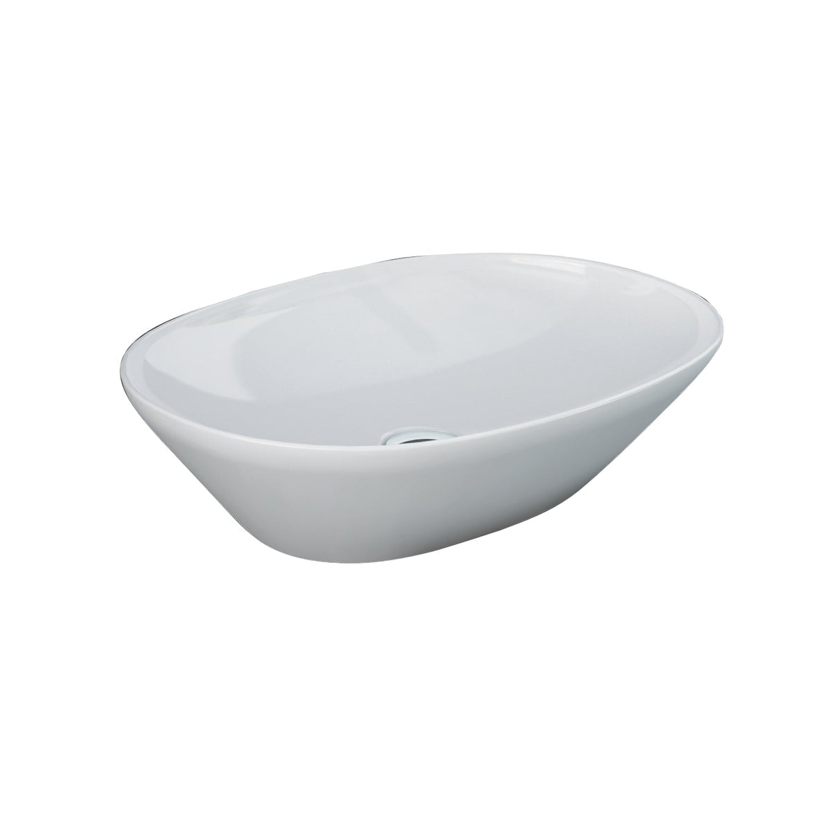 Barclay RAK Variant — Lavabo de Sobreponer Oval de Cerámica · 5-502WH — imagen 2