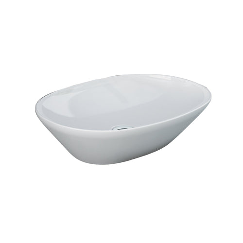 Barclay RAK Variant — Lavabo de Sobreponer Oval de Cerámica · 5-502WH — imagen 2