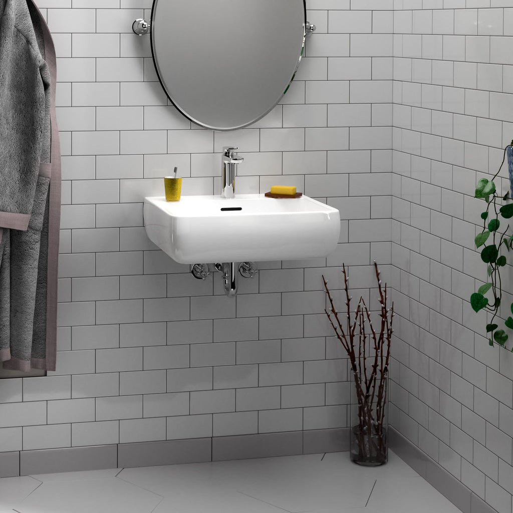 Barclay Metropolitan 520 — Lavabo de Pared Rectangular de Cerámica — imagen 2