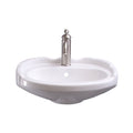 Barclay Silvi 20" — Lavabo de Pared de Cerámica — imagen 1