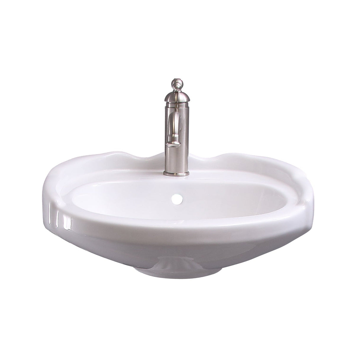Barclay Silvi 20" — Lavabo de Pared de Cerámica — imagen 1