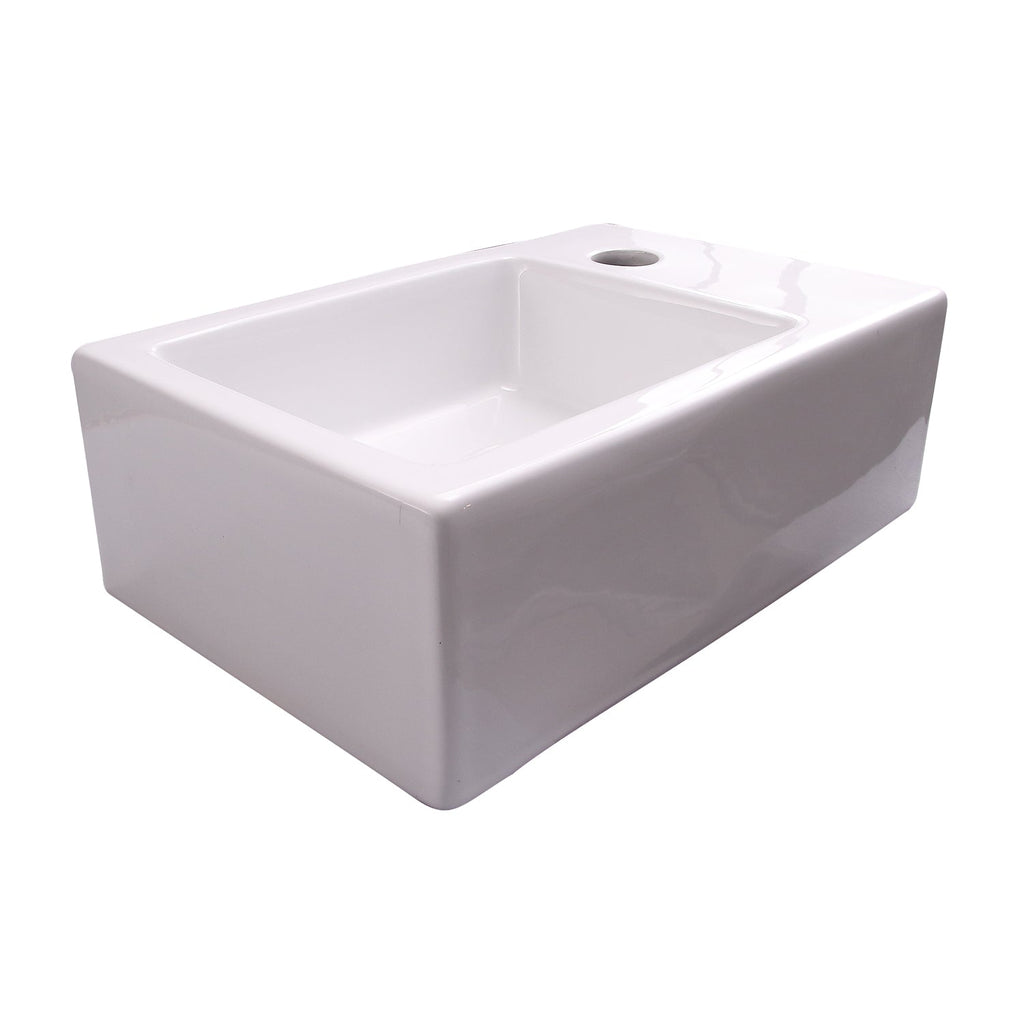 Barclay Avilla — Lavabo de Pared Rectangular de Cerámica — imagen 4