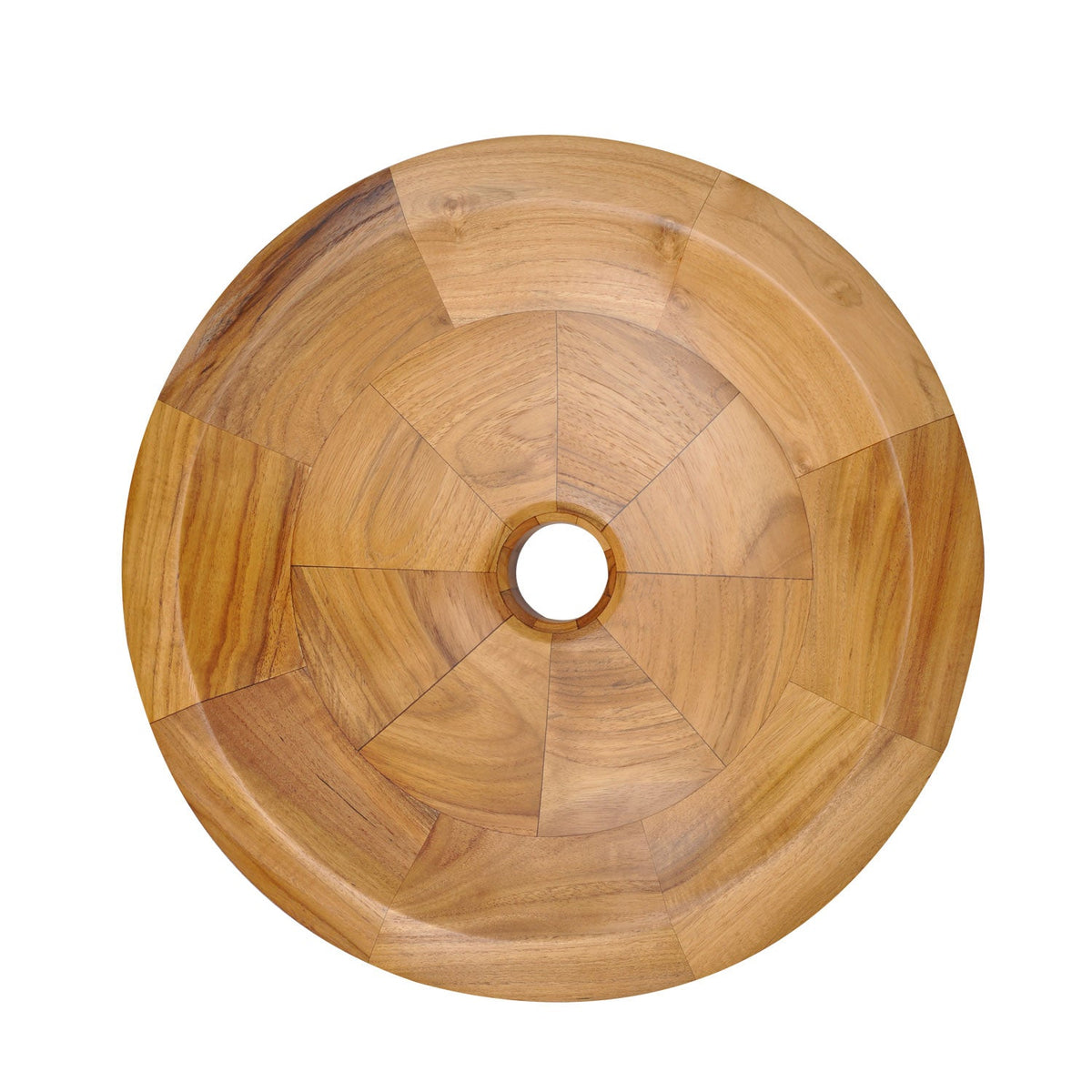 Barclay Lutari — Lavabo de Sobreponer Redondo de Madera — imagen 6