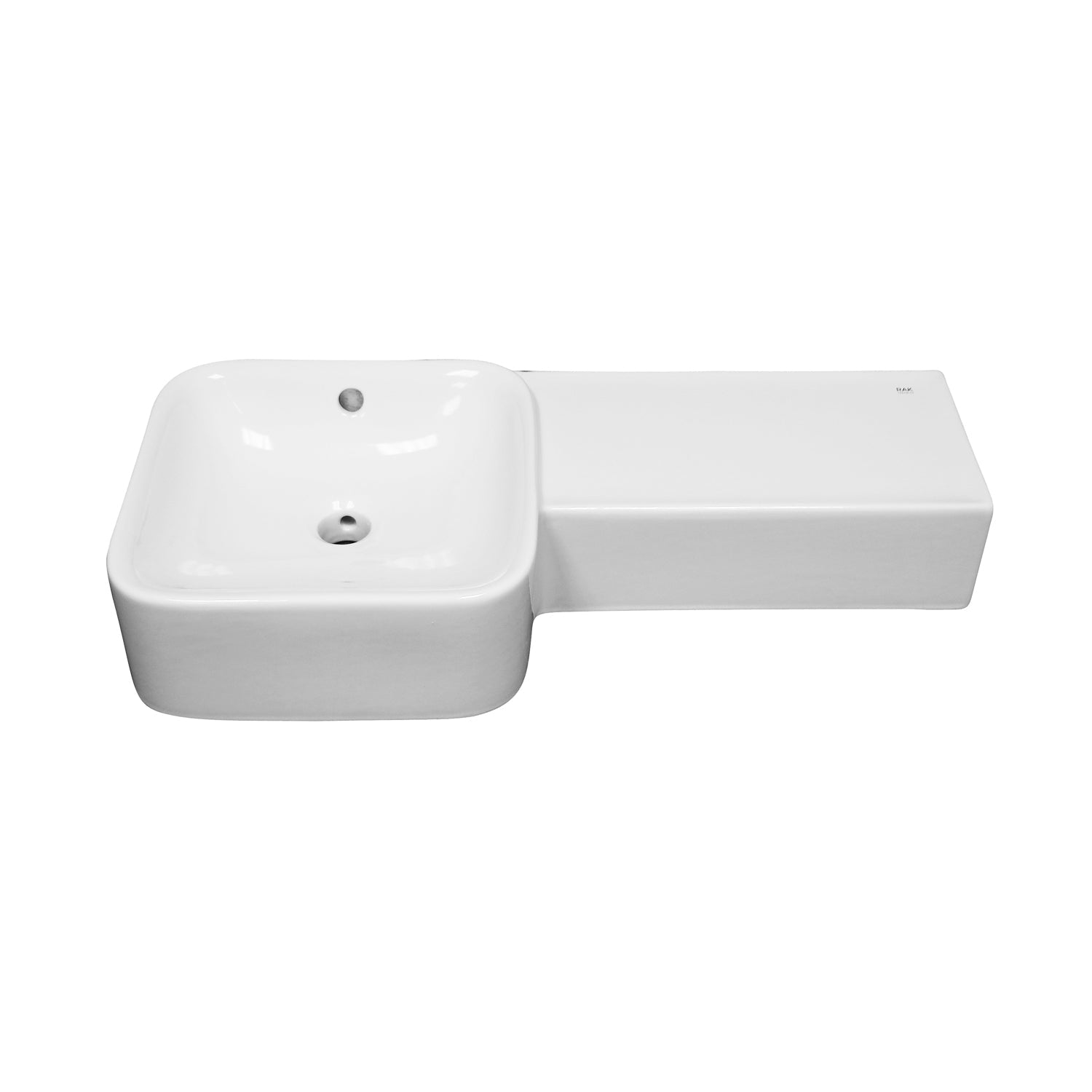 Barclay RAK Petit — Lavabo de Pared Cuadrado de Fireclay — imagen 6
