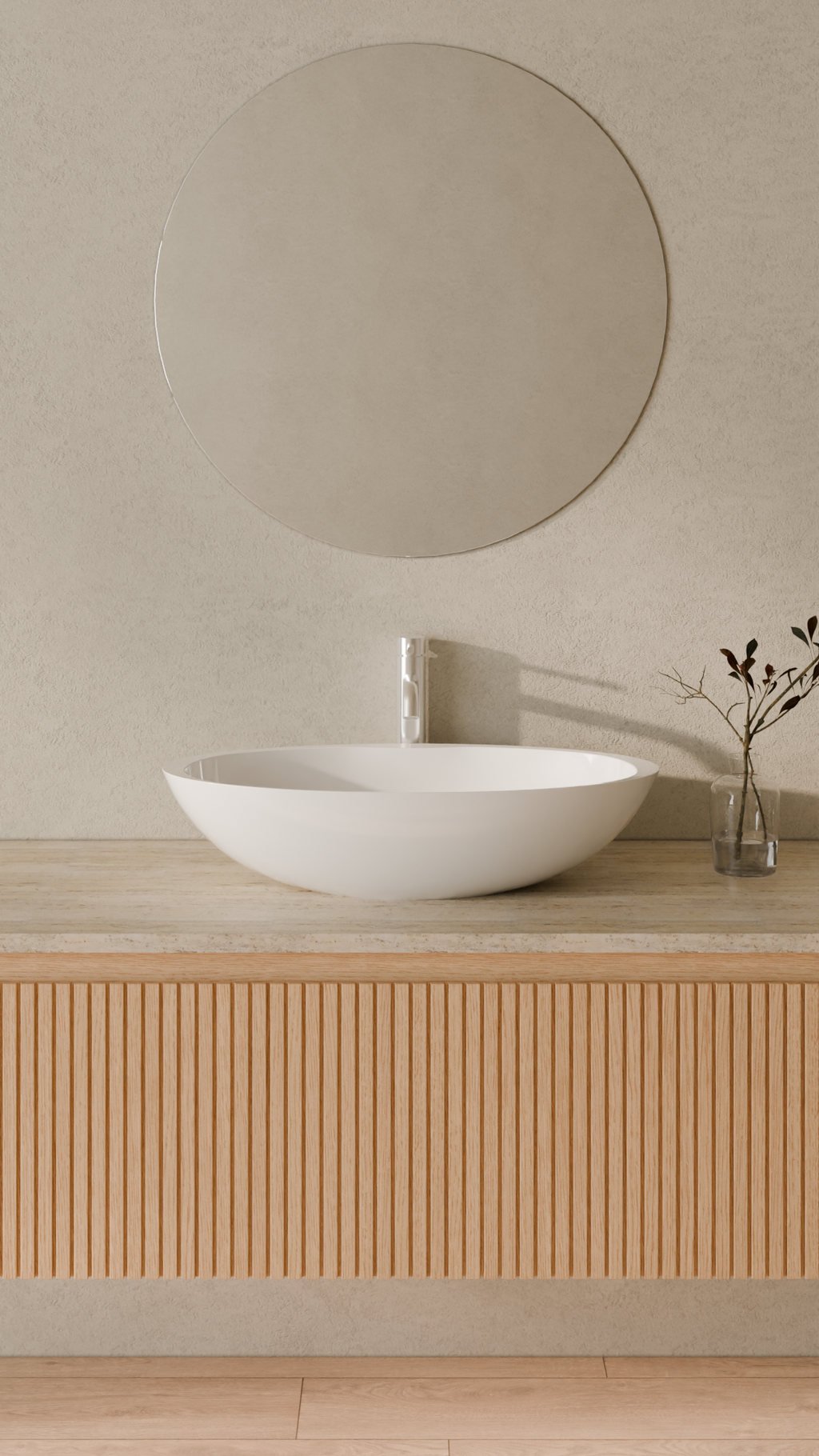 Badeloft Lavabo de Sobreponer Oval WB-04