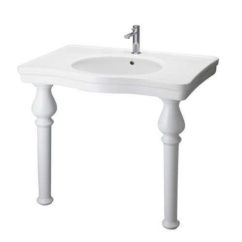 Barclay Milano Deluxe — lavabo tipo consola — Monomando (1 orificio)