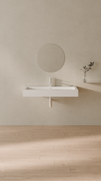 Badeloft Lavabo de Pared WT-06-XL