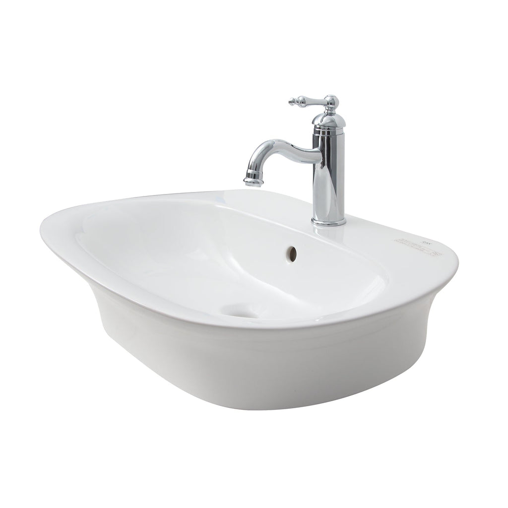 Barclay Sensation 650 — Lavabo de Pared Oval de Madera — imagen 1