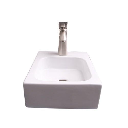 Barclay Gaston — Lavabo de Pared Rectangular de Cerámica — imagen 1