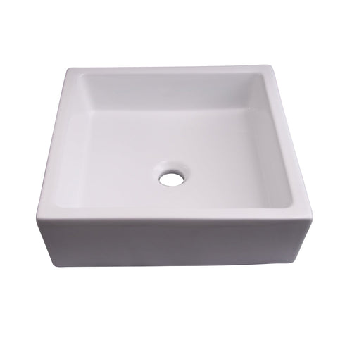 Barclay Merom — Lavabo de Sobreponer Cuadrado de Cerámica — imagen 1