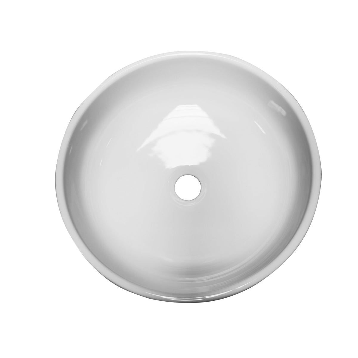 Barclay Eldora 14" — Lavabo de Sobreponer Redondo de Cerámica — imagen 3