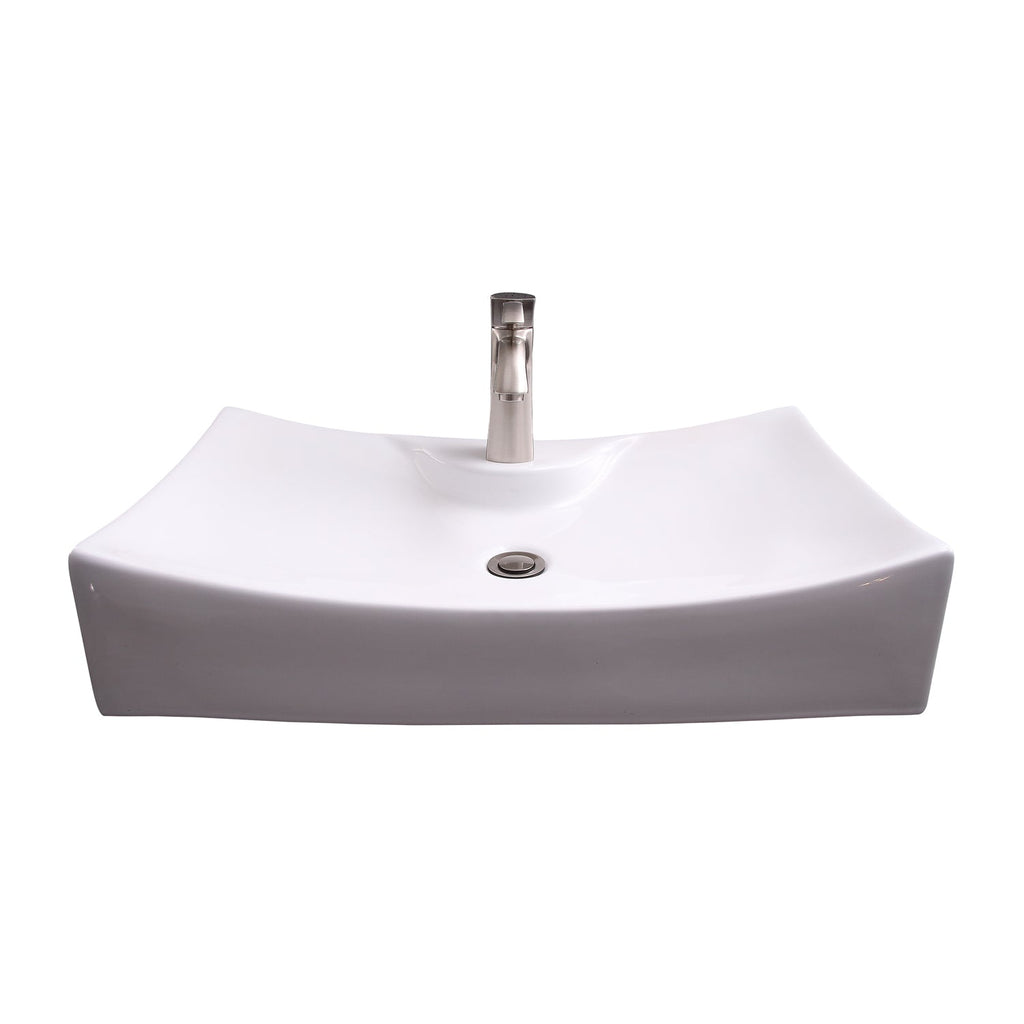 Barclay Chalmers — Lavabo de Pared Rectangular de Cerámica — imagen 1