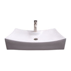 Barclay Chalmers — Lavabo de Pared Rectangular de Cerámica — imagen 1