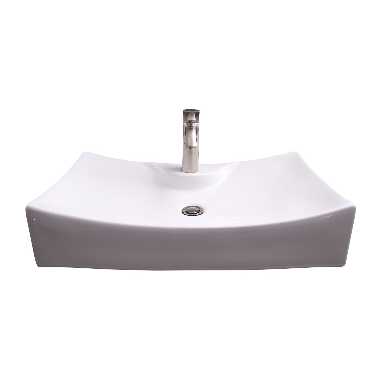 Barclay Chalmers — Lavabo de Pared Rectangular de Cerámica — imagen 1