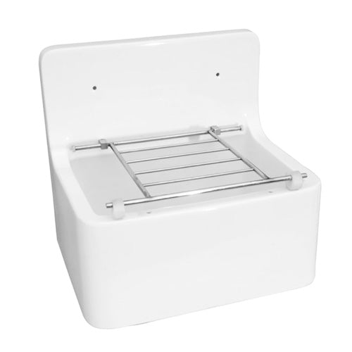 Barclay Cleaner — Lavabo de Pared Rectangular de Cerámica — imagen 4