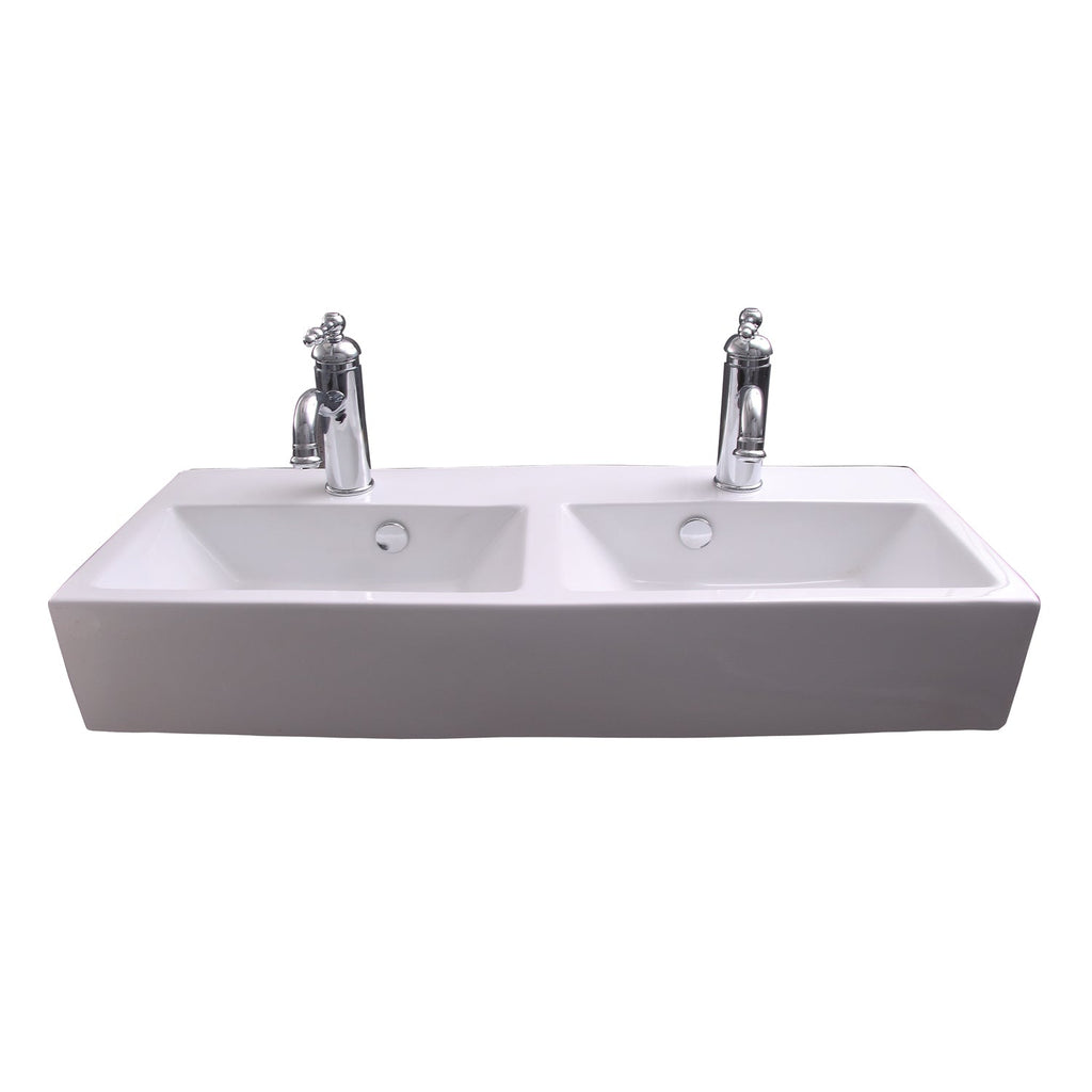 Barclay Winfield — Lavabo de Pared Rectangular de Cerámica — imagen 1