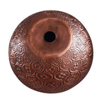 Barclay Addie Embossed — Lavabo de Sobreponer Redondo de Cobre — imagen 2