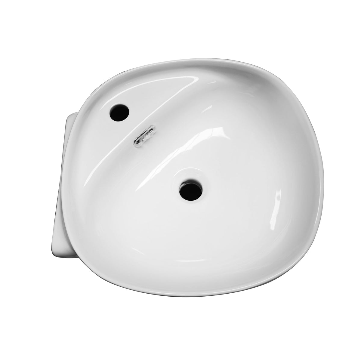 Barclay Wharton 17" — Lavabo de Pared de Cerámica — imagen 2