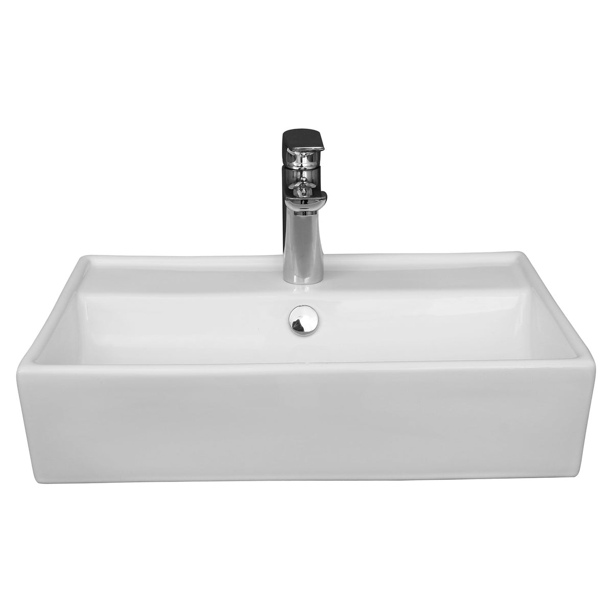 Barclay Lyons — Lavabo de Pared Rectangular de Cerámica — imagen 1