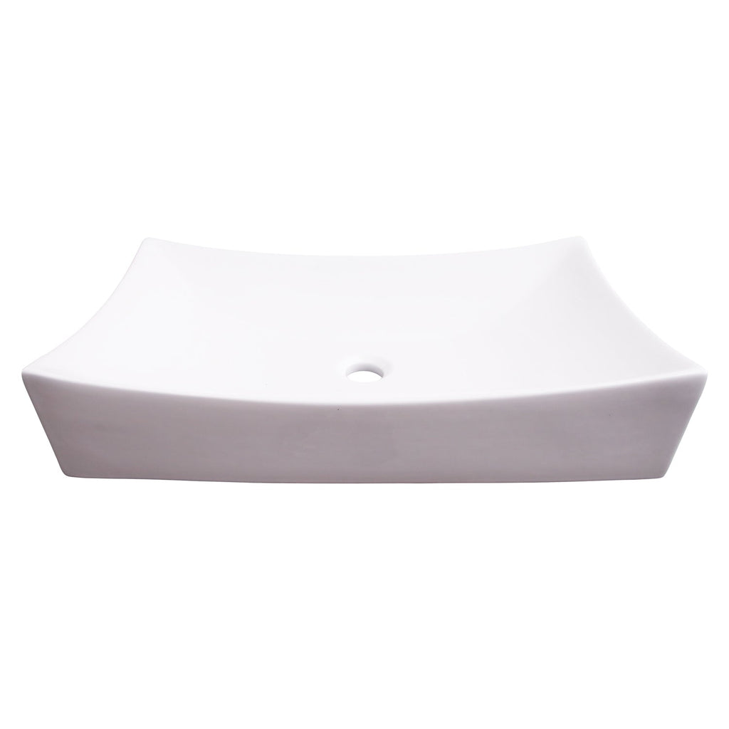 Barclay Porter — Lavabo de Sobreponer Rectangular de Cerámica — imagen 1