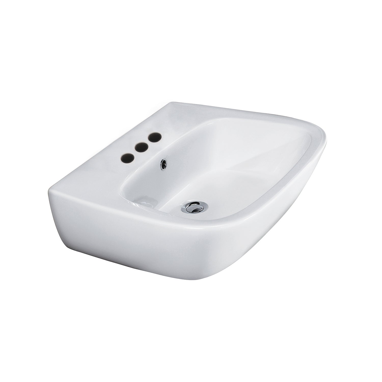 Barclay Elena 500 — Lavabo de Pared Rectangular de Cerámica — imagen 3