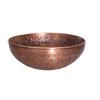 Barclay Arandas 15" — Lavabo de Sobreponer Redondo de Cobre — imagen 1