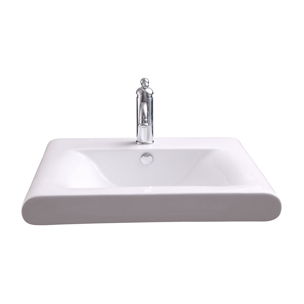 Barclay Thad — Lavabo de Pared Rectangular de Cerámica — imagen 1