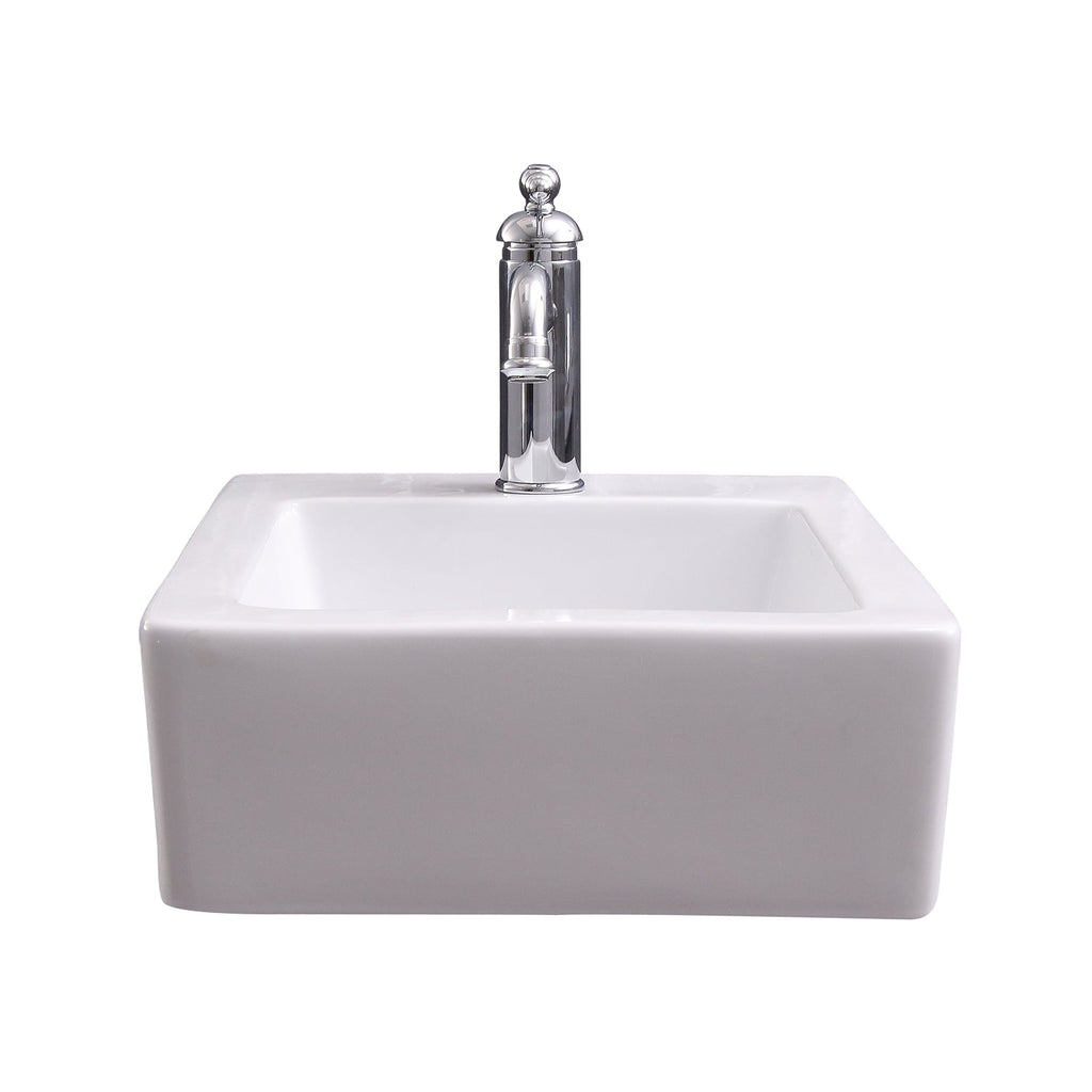 Barclay Grabil — Lavabo de Pared Rectangular de Cerámica — imagen 1