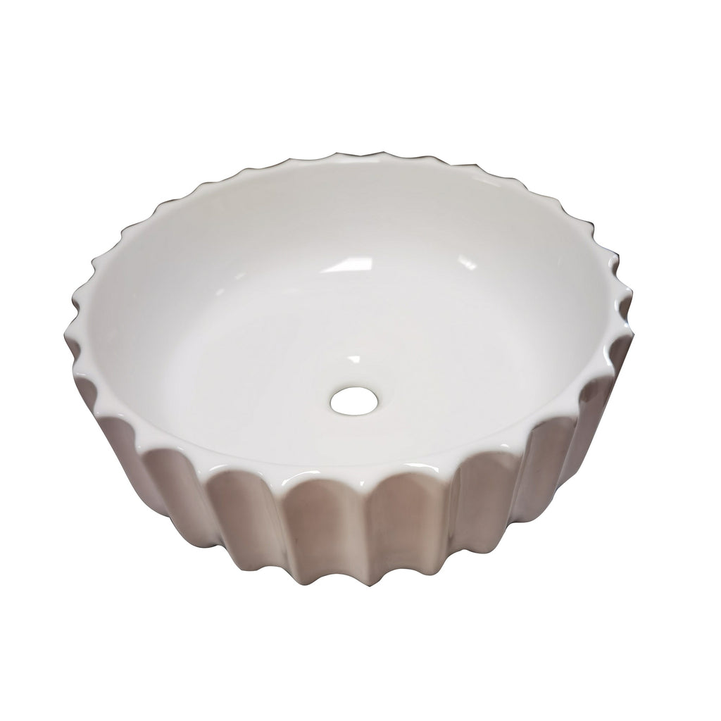 Barclay Antonette 16" — Lavabo de Sobreponer Redondo de Cerámica — imagen 1
