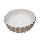 Barclay Antonette 16" — Lavabo de Sobreponer Redondo de Cerámica — imagen 1
