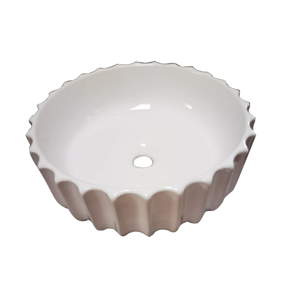 Barclay Antonette 16" — Lavabo de Sobreponer Redondo de Cerámica — imagen 1