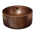 Barclay Colbran Double-Walled — Lavabo de Sobreponer Redondo de Cobre — imagen 1