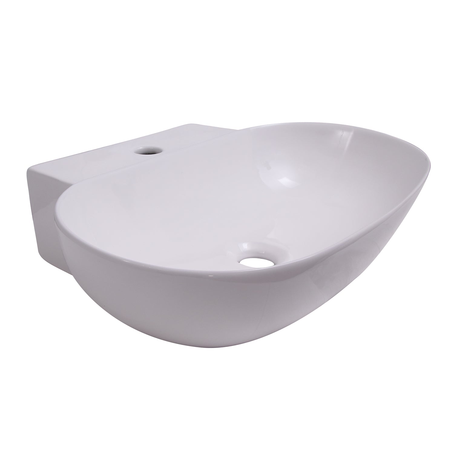 Barclay Leith — Lavabo de Pared Oval de Cerámica — imagen 2