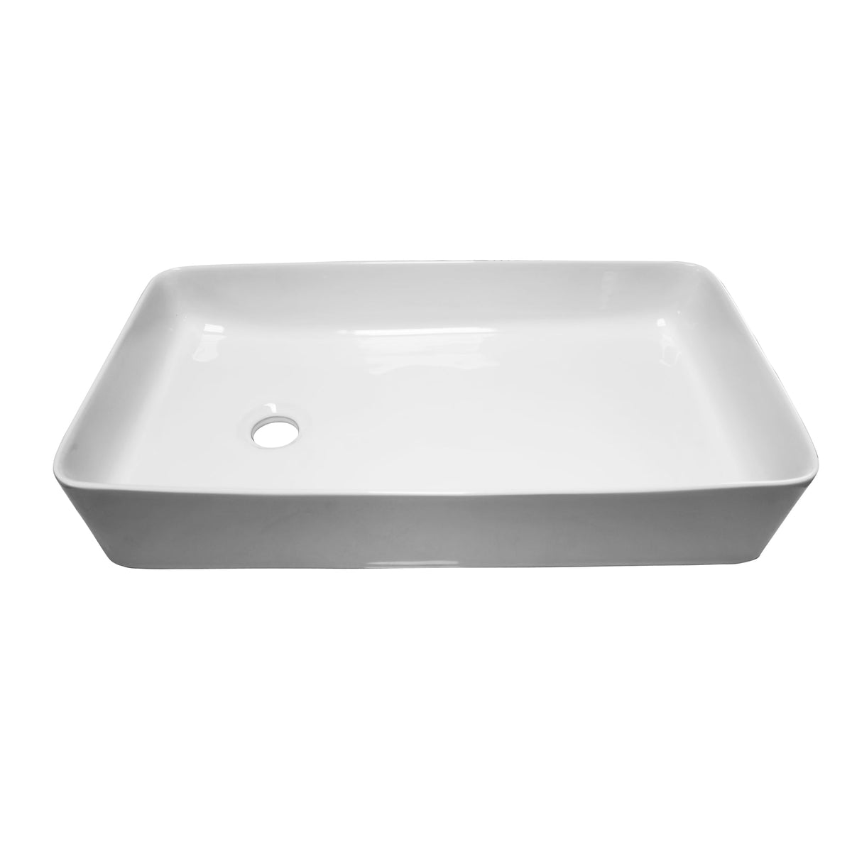 Barclay Bernadine 24" — Lavabo de Sobreponer Rectangular de Cerámica — imagen 1