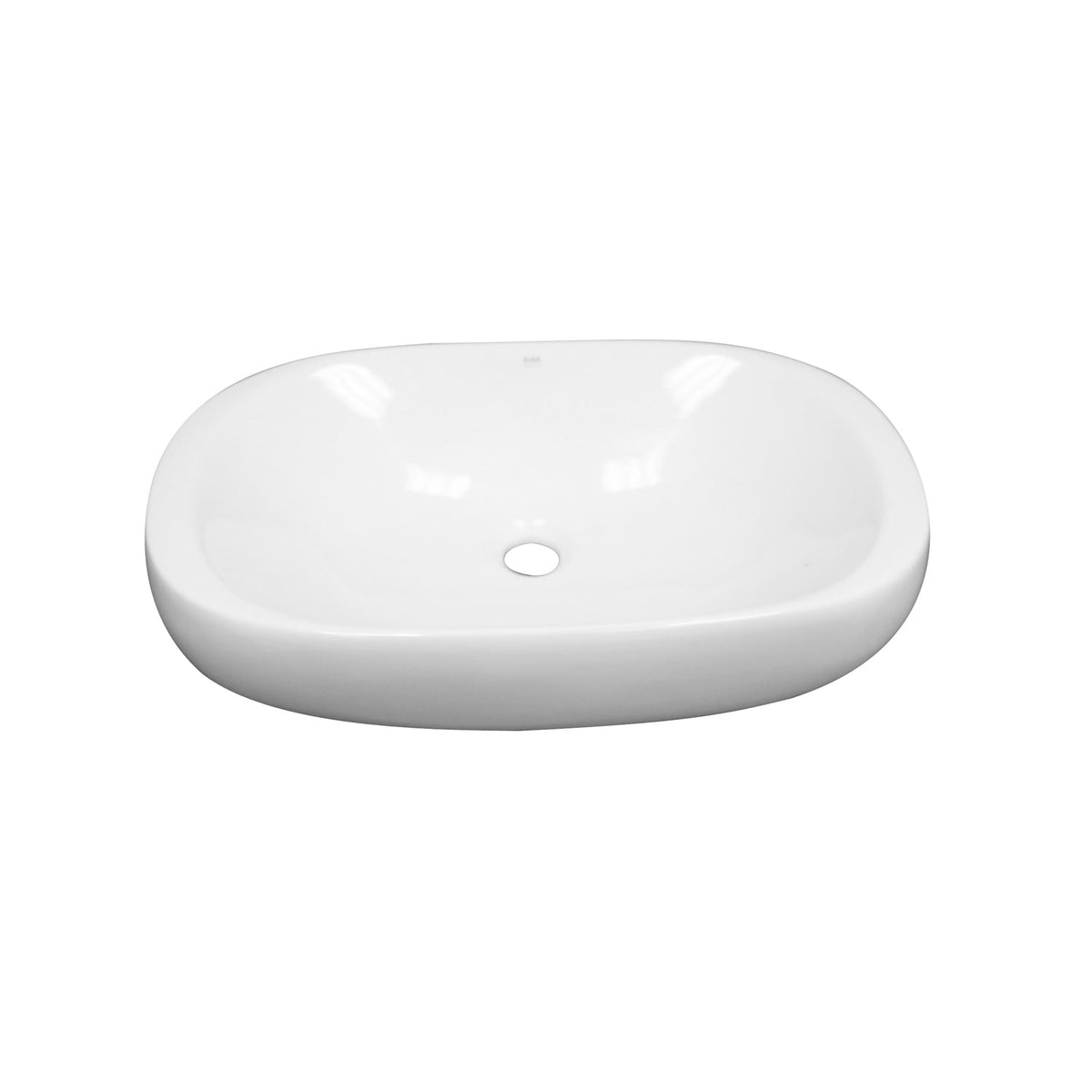 Barclay RAK Illusion — Lavabo de Sobreponer Oval de Cerámica — imagen 3