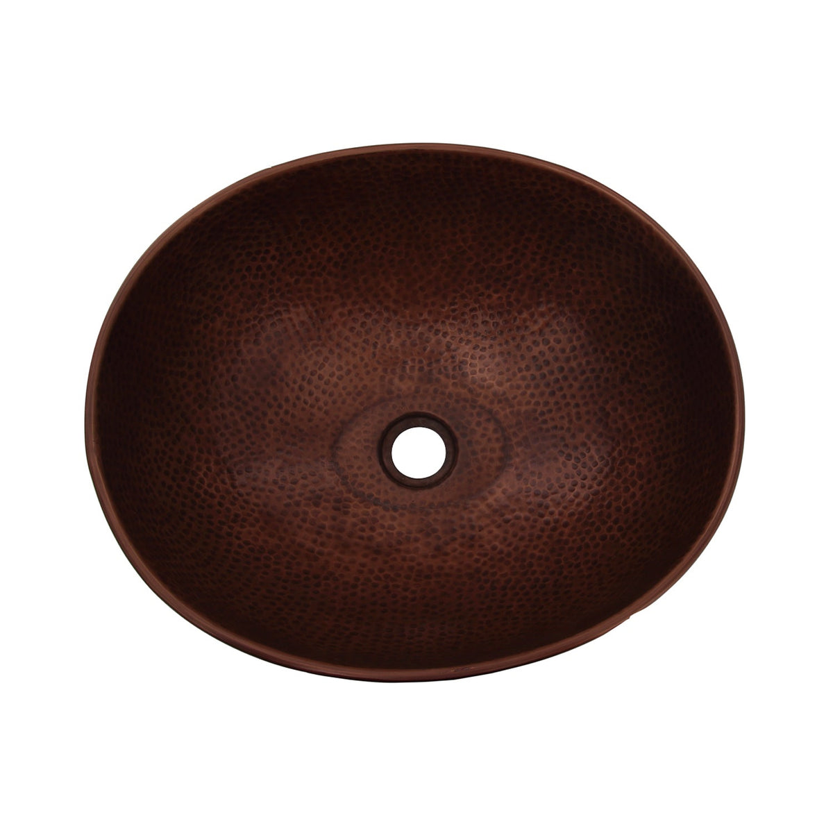 Barclay Haverhill 17" — Lavabo de Sobreponer Oval de Cobre — imagen 2