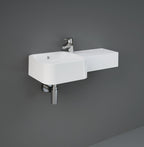 Barclay RAK Petit — Lavabo de Pared Cuadrado de Fireclay — imagen 3