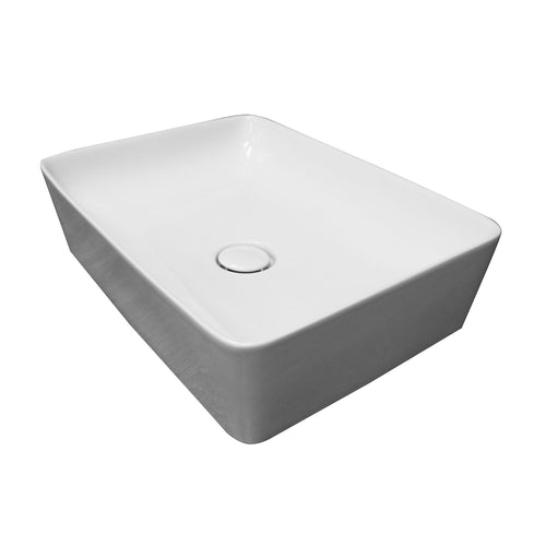 Barclay Feeling Slim — Lavabo de Sobreponer Rectangular de Cerámica — imagen 1