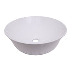 Barclay Shasta 16" — Lavabo de Sobreponer Redondo de Cerámica · 4-433WH — imagen 1