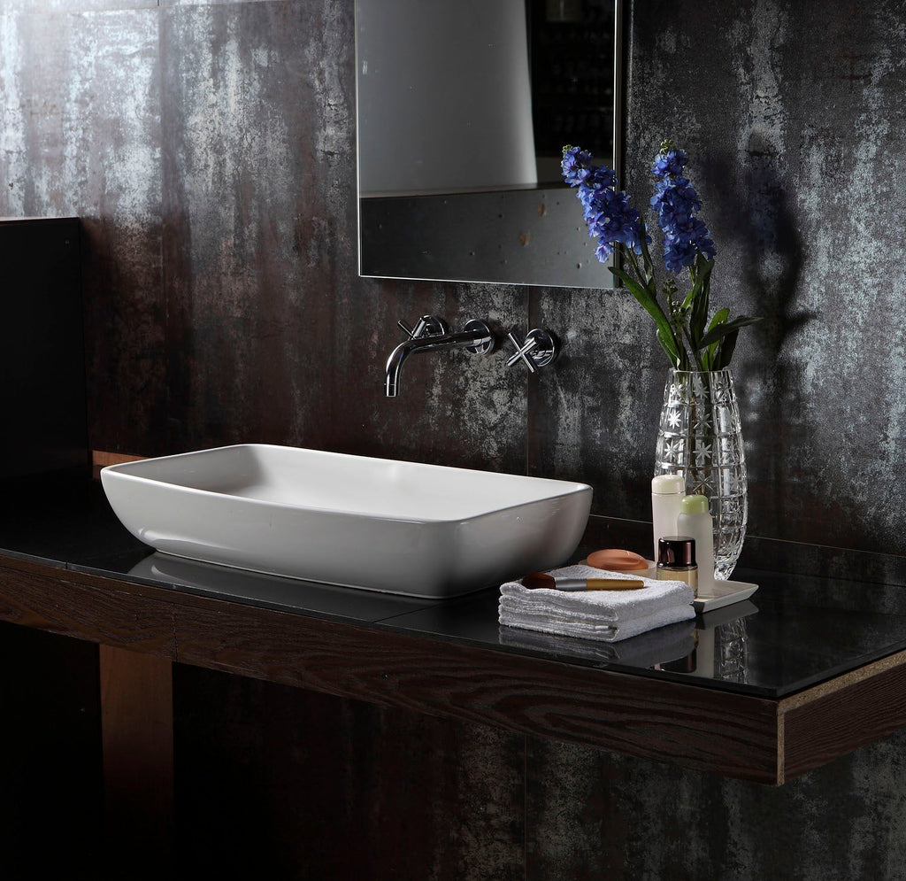 Barclay Pericon — Lavabo de Sobreponer Rectangular de Cerámica — imagen 3