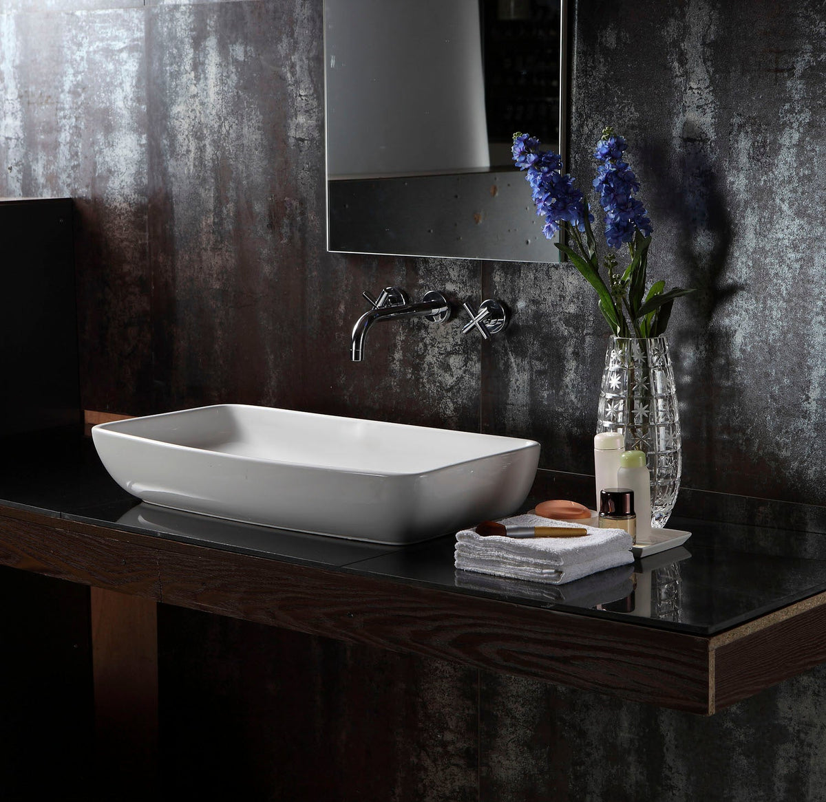 Barclay Pericon — Lavabo de Sobreponer Rectangular de Cerámica — imagen 3