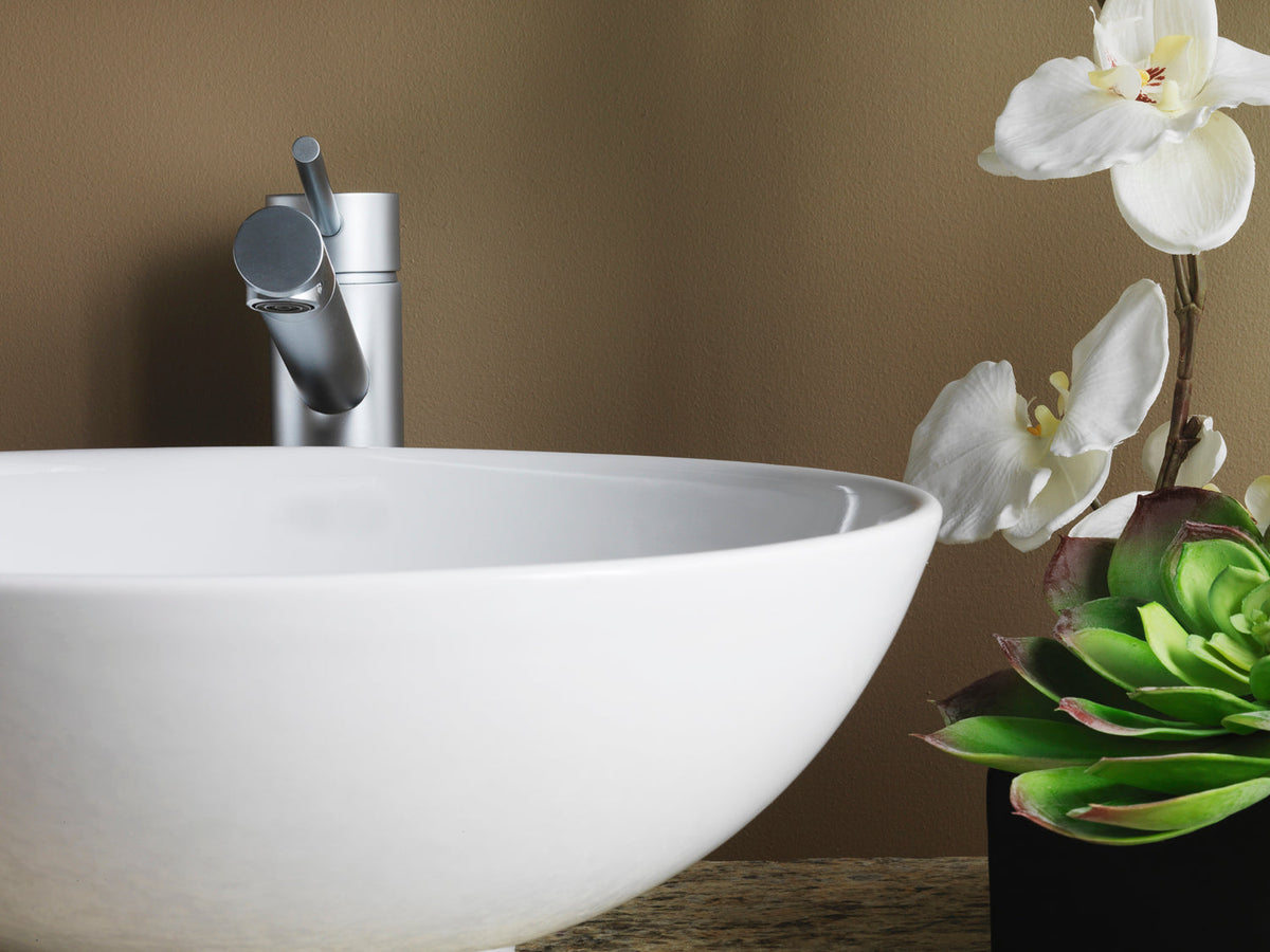 Barclay Diana — Lavabo de Sobreponer Redondo de Fireclay — imagen 4
